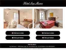 Tablet Screenshot of hotelsanmarcoroma.com